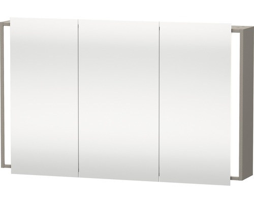 Spiegelschrank DURAVIT Ketho 120 x 18 x 75 cm graphit matt 3-türig-0
