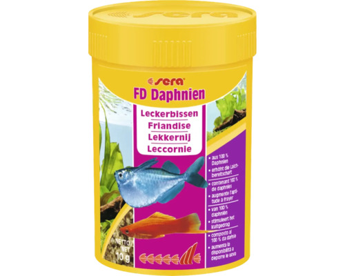 Fischfutter sera Daphnia Snack 100 ml (13 g), Wasserflöhe, Leckerbissen Fischfutter sera Daphnia Snack 100 ml (13 g), Wasserflöhe, Leckerbissen