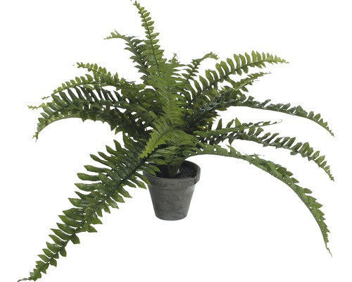 Kunstpflanze Farn Ø 45 H 35 cm grün