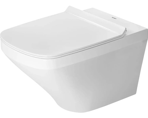 DURAVIT spülrandloses Wand-WC-Set Durastyle Rimless weiß mit SoftClose WC-Sitz und Verdeckter Befestigung 45510900A1