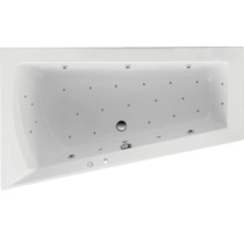 Einbau Whirlpool Raumsparbadewanne OTTOFOND Delta 100 x 160 cm weiß glänzend 55290-thumb-0