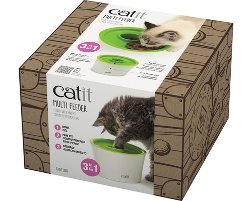 Verpackung eines Catit Multi Feeder für Katzen