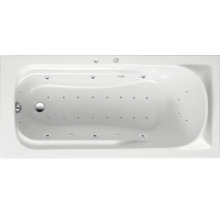 Einbau Whirlpool Rechteckbadewanne Körperformbadewanne OTTOFOND Izmir 80 x 170 cm weiß glänzend 55420-thumb-0