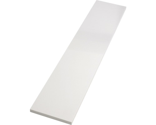 Fensterbank Innen Agglo white 101x20 cm Weiße Fensterbank aus Kunststoff