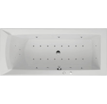 Einbau Whirlpool Rechteckbadewanne Körperformbadewanne OTTOFOND Quito 75 x 170 cm weiß glänzend 55490-thumb-0