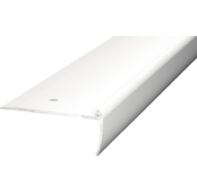 Treppenkantenprofil Alu silber gelocht 45 x 19,5 x 2500 mm-thumb-0