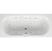Einbau Whirlpool Rechteckbadewanne Körperformbadewanne OTTOFOND Turis 80 x 180 cm weiß glänzend 55510-thumb-0