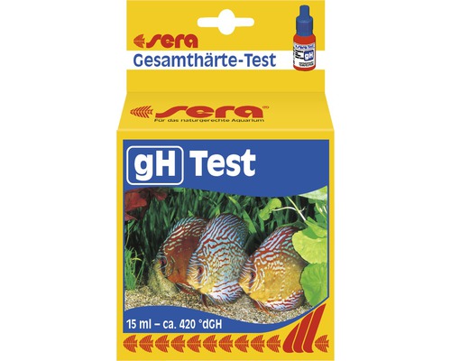 Wassertest sera GH-Test (Gesamthärte) 15 ml Sera Gesamthärte Test zur Bestimmung der Wasserhärte im Aquarium