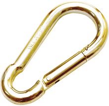 Feuerwehr-Karabiner 10x100 mm gelb verzinkt