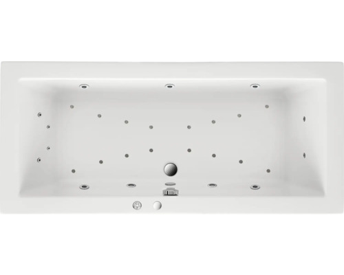 Einbau Whirlpool Rechteckbadewanne Körperformbadewanne OTTOFOND Matrix 75 x 170 cm weiß glänzend 55600-0