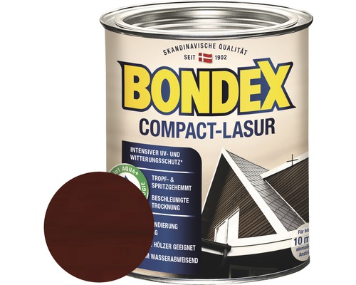 BONDEX Compact Lasur Rio Palisander 0,75 l