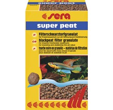 Sera Super Torf zur dauerhaften Einstellung eines pH-Werts unter 7 fuer tropische Schwarzwasseraquarien, 500 Gramm