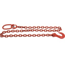 Kette mit Haken und Ring für Hebezeuge