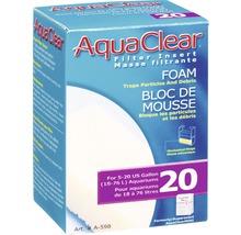 AquaClear Filtereinsatz Schaumstoff für Aquarien von 18 bis 76 Liter