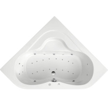 Einbau Whirlpool Eckbadewanne OTTOFOND Luxor 140 x 140 cm weiß glänzend 55750-thumb-0