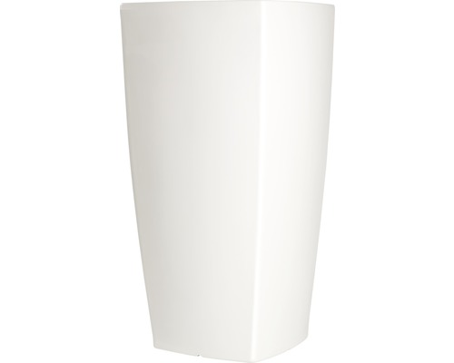 Pflanzvase Degardo Trevia II Kunststoff 67,5 x 67,5 x 130 cm weiß Vierckiger Pflanzkasten