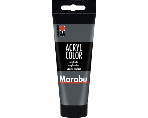 Marabu Acrylfarbe Acryl Color dunkelgrau 079 100 ml Tube Acrylfarbe