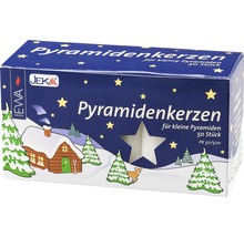 Packung Pyramidenkerzen, 50 Stück