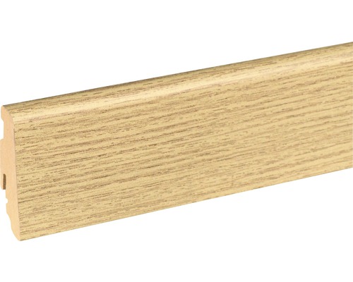 SKANDOR Sockelleiste Eiche gelb FOEI256 FU60L 19 x 58 x 2400 mm Holzfußleiste