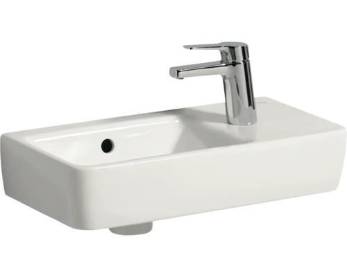 GEBERIT Handwaschbecken Renova Compact 50 cm Ablage rechts weiß 276250000