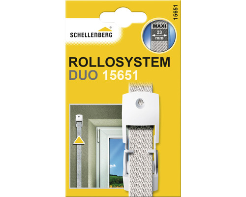 Schellenberg Rollladensystem Duo 15651 für 23 Millimeter breite Gurtbänder