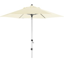 Quadratischer Gartenschirm mit Kurbel