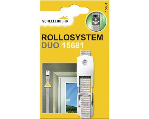 Schellenberg Rollladensystem Duo Mini, 14 mm Gurtbreite