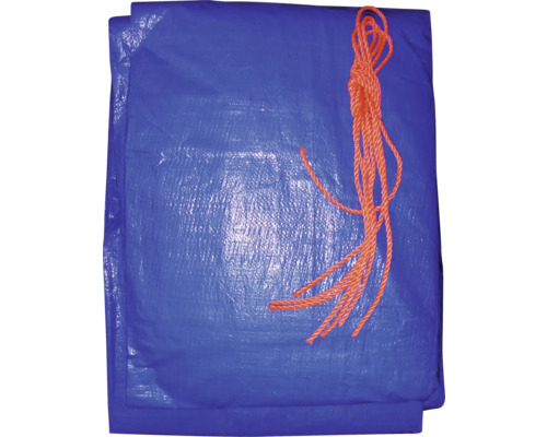 Gefaltete Gewebeplane mit Kordel