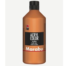 Acrylfarbe in einer Kunststoffflasche mit schwarzem Deckel