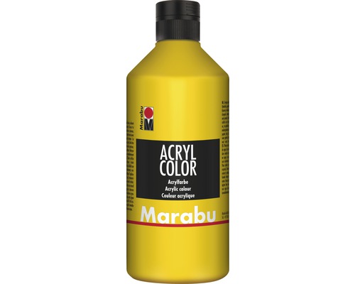 Acrylfarbe in einer Kunststoffflasche