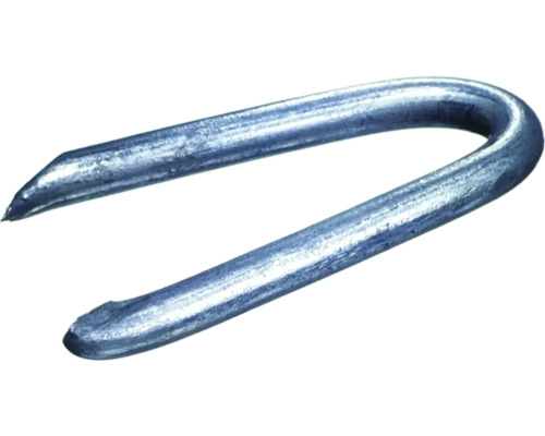 Schlaufen (Krampen) 2,5 x 25 mm galv.verzinkt, 1 KG Schlaufen (Krampen) 2,5 x 25 mm galv.verzinkt, 1 KG