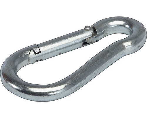 Feuerwehr-Karabiner 12x140 mm galv.verzinkt 10 Stück Karabinerhaken