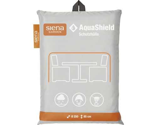 Schutzhülle Siena Garden für Stapelstühle Ø250 x H 85 cm Schutzhülle für Gartentisch und Stühle von Siena Garden