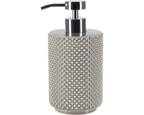 Spirella Seifenspender Mero – 400 Ml, Aus Porzellan, Farbe Taupe, Made In Europe