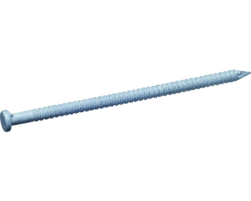 Gewindeförmiger Nagel mit Flachkopf