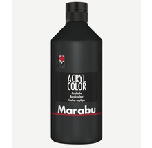 Marabu Künstler- Acrylfarbe Acryl Color 073 schwarz 500 ml-thumb-0
