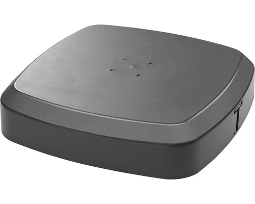 Quadratische Abdeckung mit Schraubenlöchern