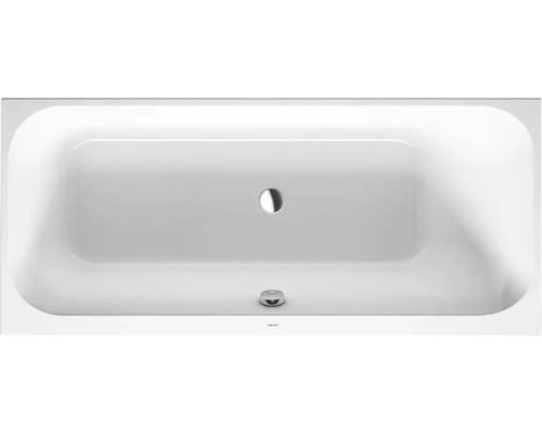 Einbaubadewanne Rechteckbadewanne mit Rundung DURAVIT Happy D,2 70 x 160 cm weiß glatt 700309000000000