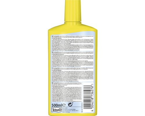 Tetra Aquasafe Wasseraufbereiter in gelber Flasche