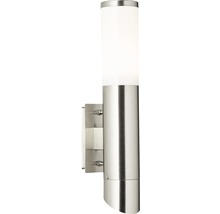 Wandleuchte aus Metall und Glas