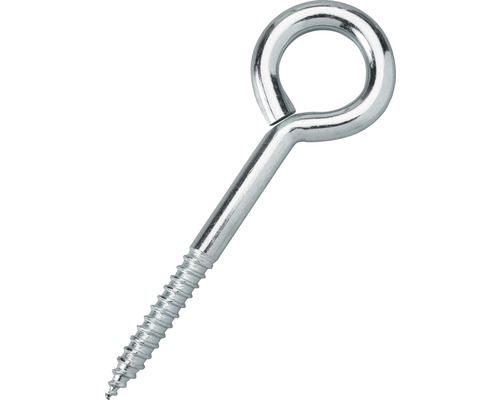 Ringschraube 7,8x80 mm galv. verzinkt, 25 Stück Ösenschraube aus Metall