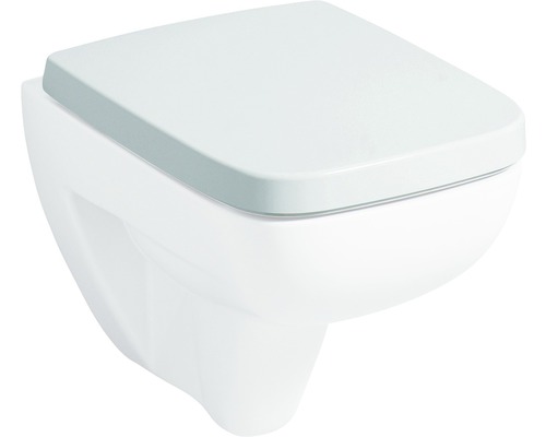 GEBERIT WC-Sitz Renova Plan weiß mit Absenkautomatik 572.120.00.0 Wand-Tiefspül-WC mit WC-Sitz