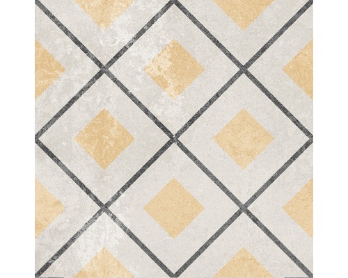 Dekorative Fliese mit Rautenmuster für Wand und Boden