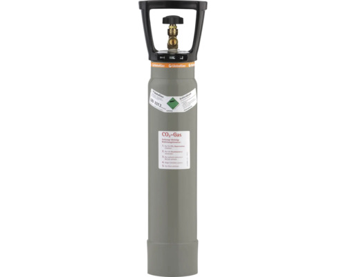 C02 Kohlensäure Kohlendioxid, 2 kg Füllung GlobalGas Kohlendioxid CO2-Gas Flasche