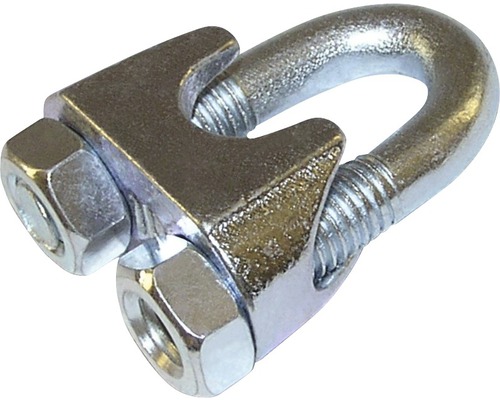 Drahtseilklemme für Seile mit Ø 5 mm V4A, 100 Stück Drahtseilklemme aus Metall