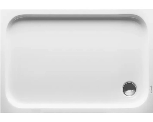 VBChome Duschwanne 120x80 Cm – Flache Acryl-Duschtasse Mit Ablauf Ø90 Mm