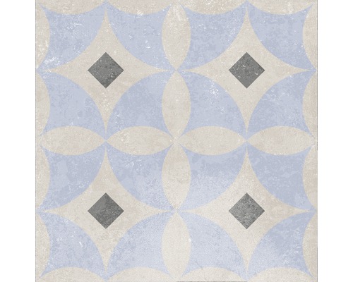 Dekorative Bodenfliese mit geometrischem Muster