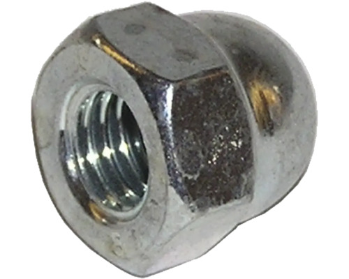 Hutmutter DIN 1587 M8 mm galv. verzinkt, 50 Stück Hutmutter aus Metall