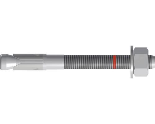 Bolzenanker Tox S-Fix Plus M10x80/13, 50 Stück Bolzenanker mit Gewinde, Mutter und Unterlegscheibe
