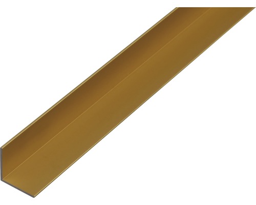 Winkelprofil Alu gold eloxiert 20x20x1,5 mm, 1 m